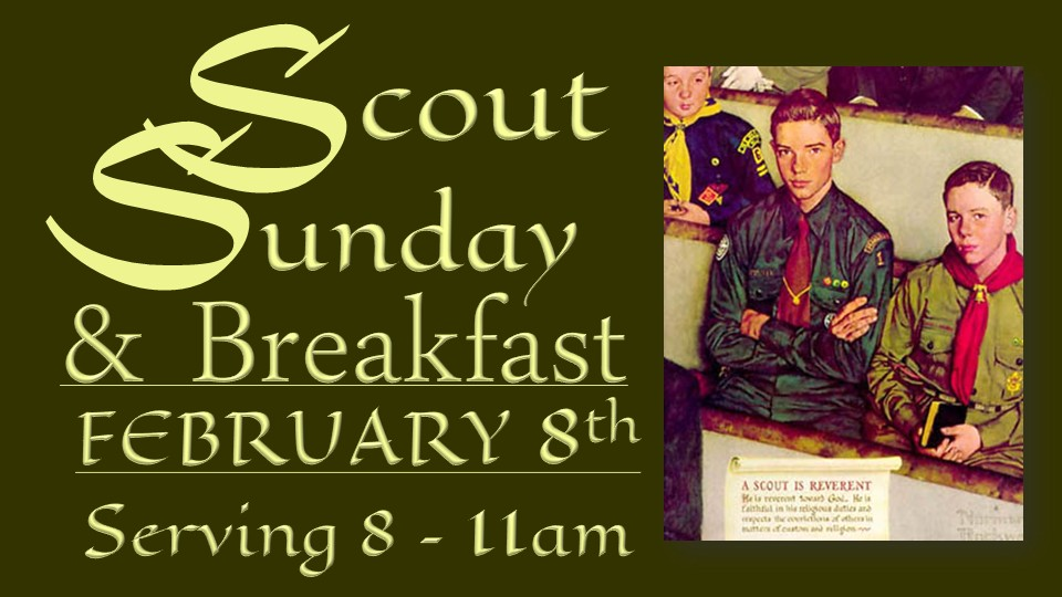 Scout Sunday & Pancake Breakfast This Sunday!